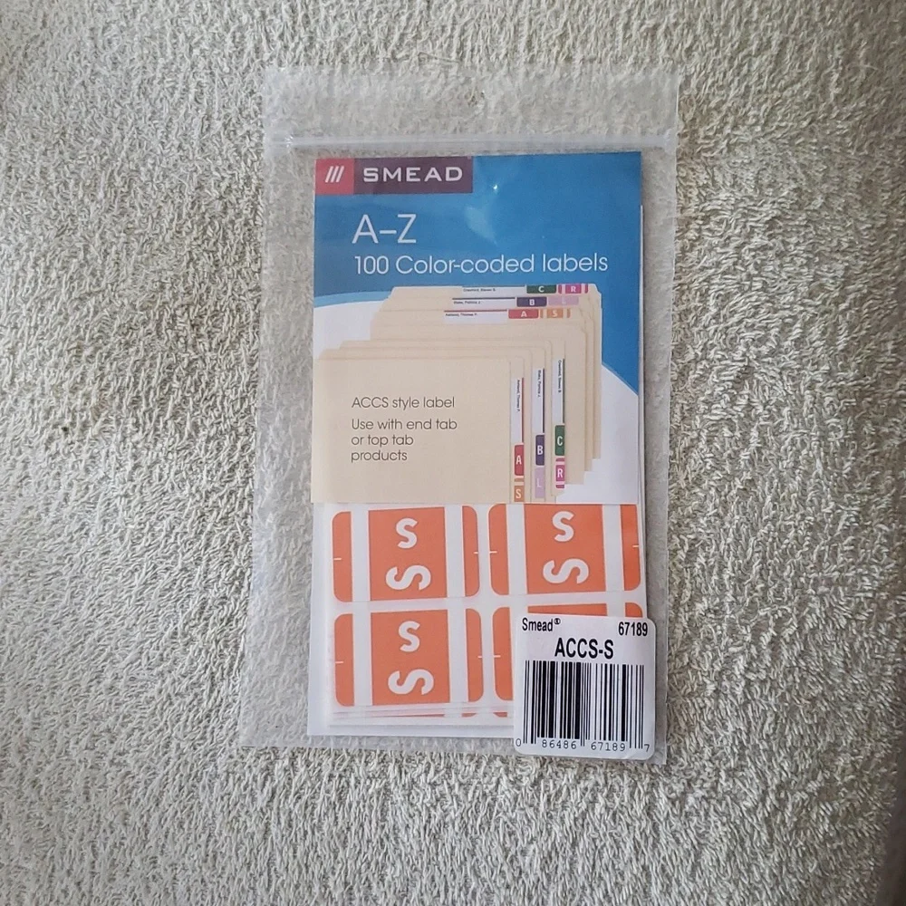 New Smead Color Labels